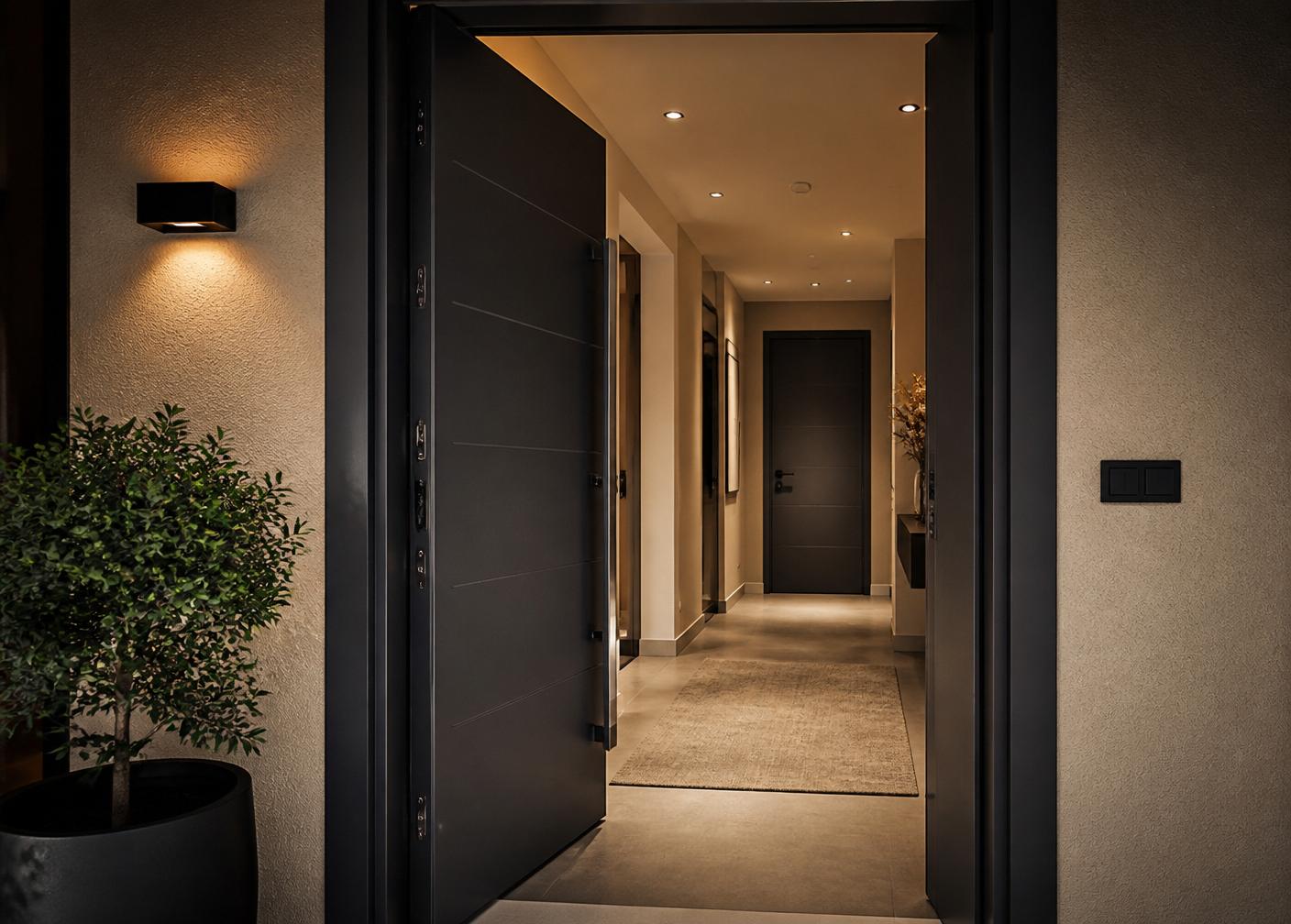 Portoncino blindato e porte interne
